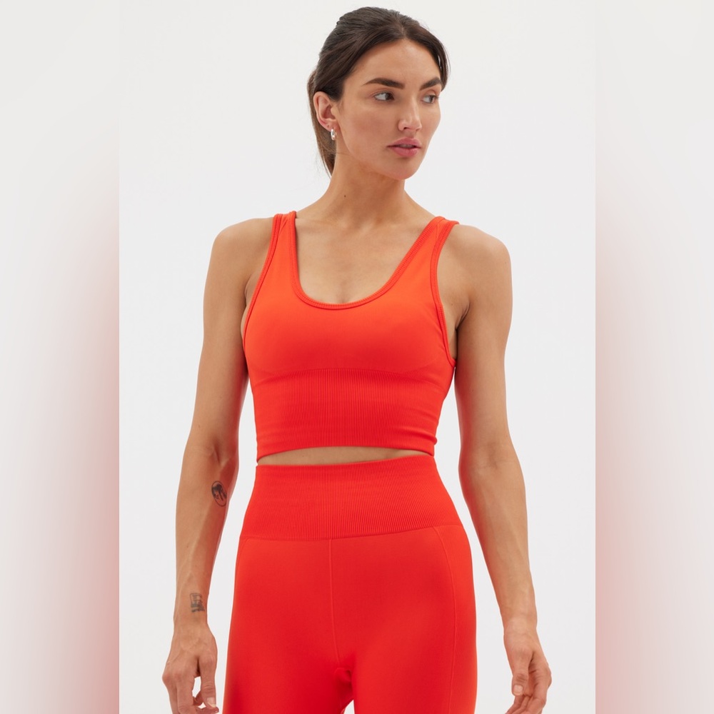 NWT Halfdays Marie Seamless Top in Spritz - Picture 2 of 7